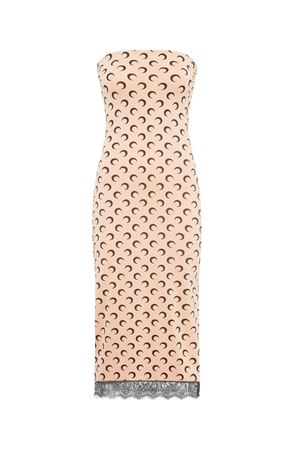 Abito midi Crescent Moon in stile bustier MARINE SERRE | WDR333ACJER0001TA10